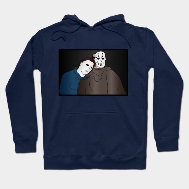 Jason & Michael Hoodie by Crimson Valley